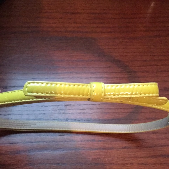 Express yellow bow belt - Picture 2 of 6